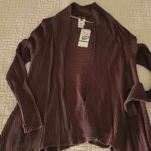 Evan Picone brown cardigan